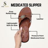 Leather Medicated Slipper